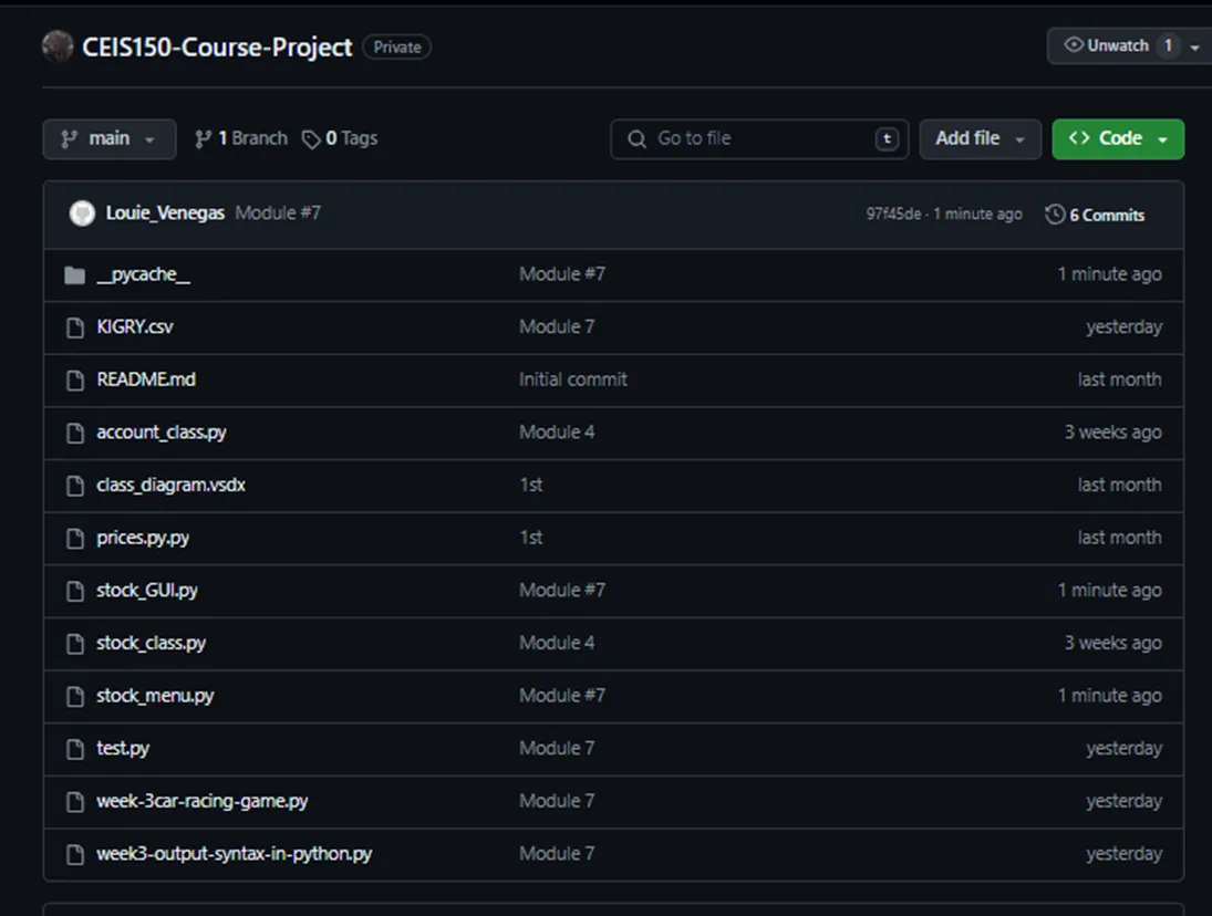 Python Stock Tracking Application, screenshot 21 of 21