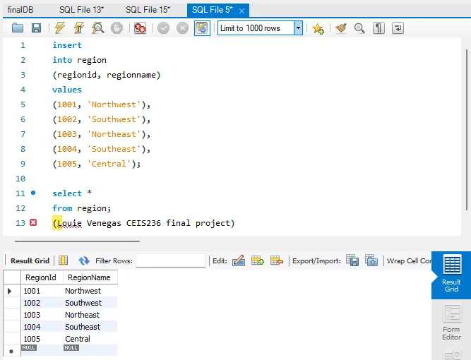 Relational Database Design, screenshot 3 of 10
