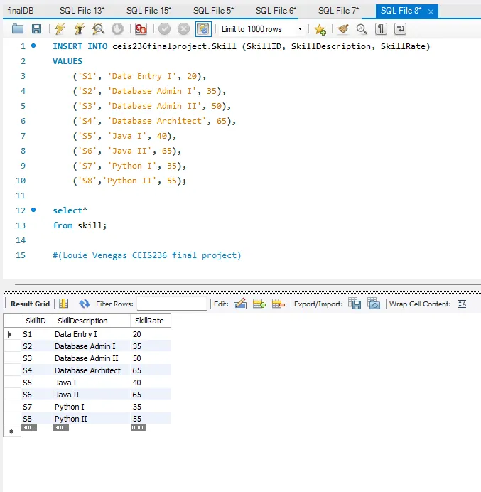 Relational Database Design, screenshot 6 of 10