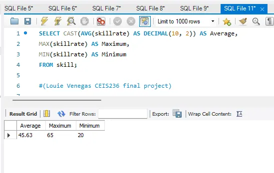 Relational Database Design, screenshot 9 of 10