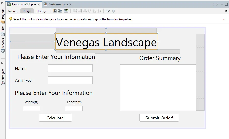 Java Business Application, screenshot 2 of 20
