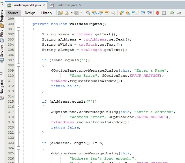 Java Business Application, screenshot 3 of 20