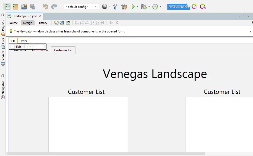 Java Business Application, screenshot 9 of 20