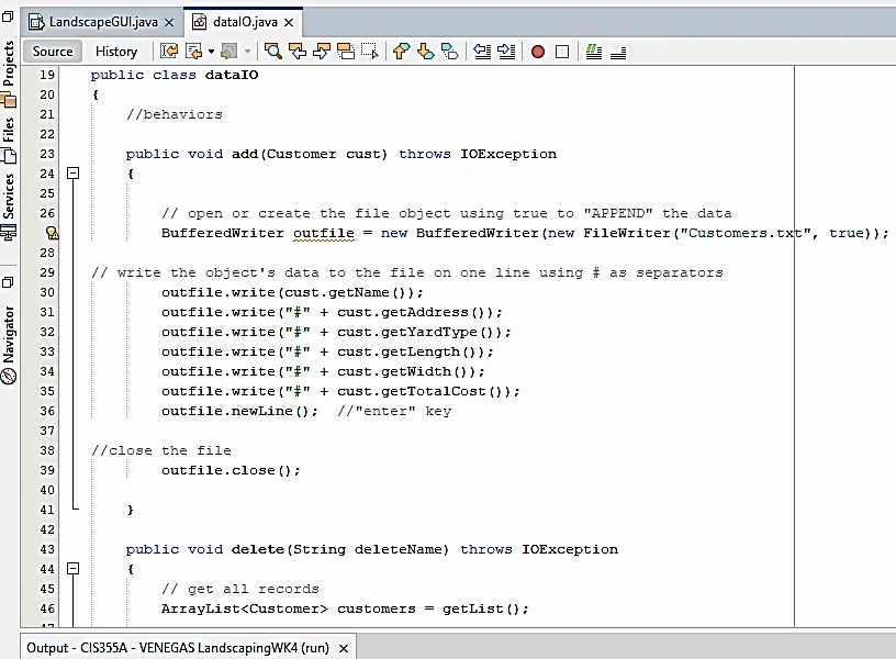Java Business Application, screenshot 12 of 20