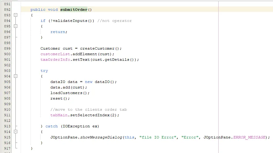 Java Business Application, screenshot 15 of 20