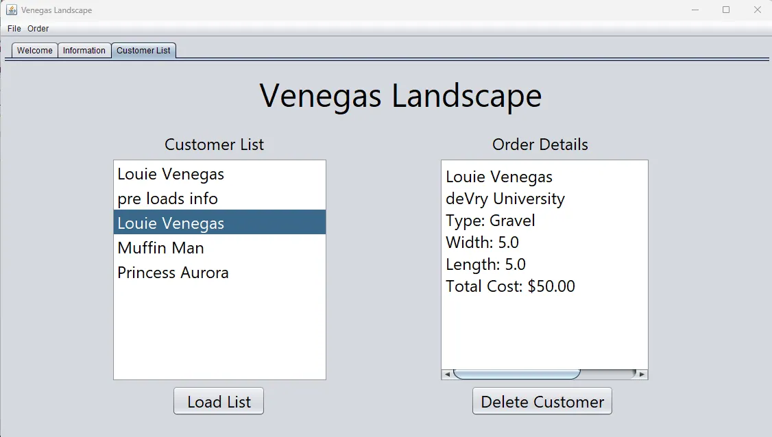 Java Business Application, screenshot 13 of 20
