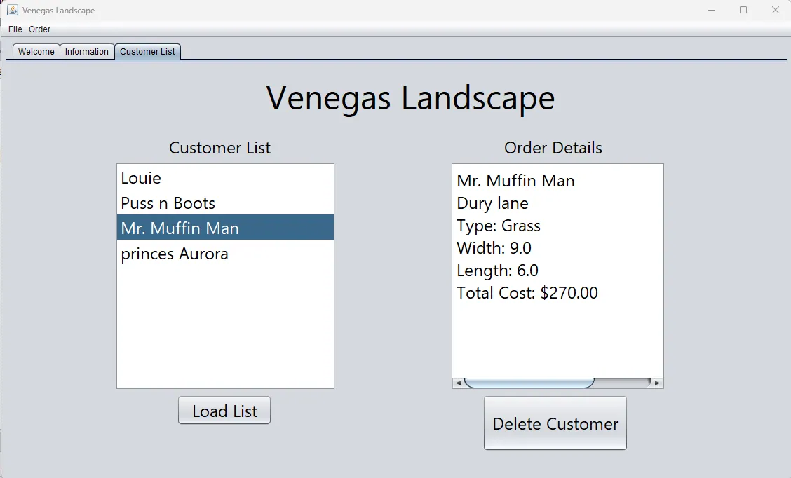 Java Business Application, screenshot 17 of 20