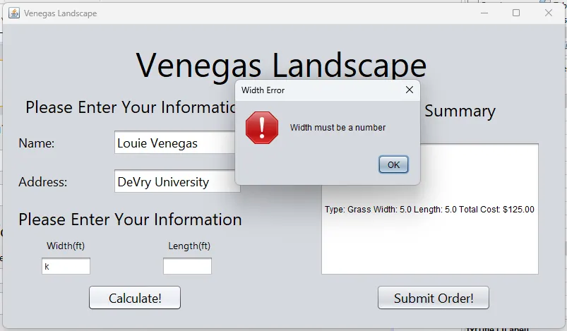Java Business Application, screenshot 4 of 20