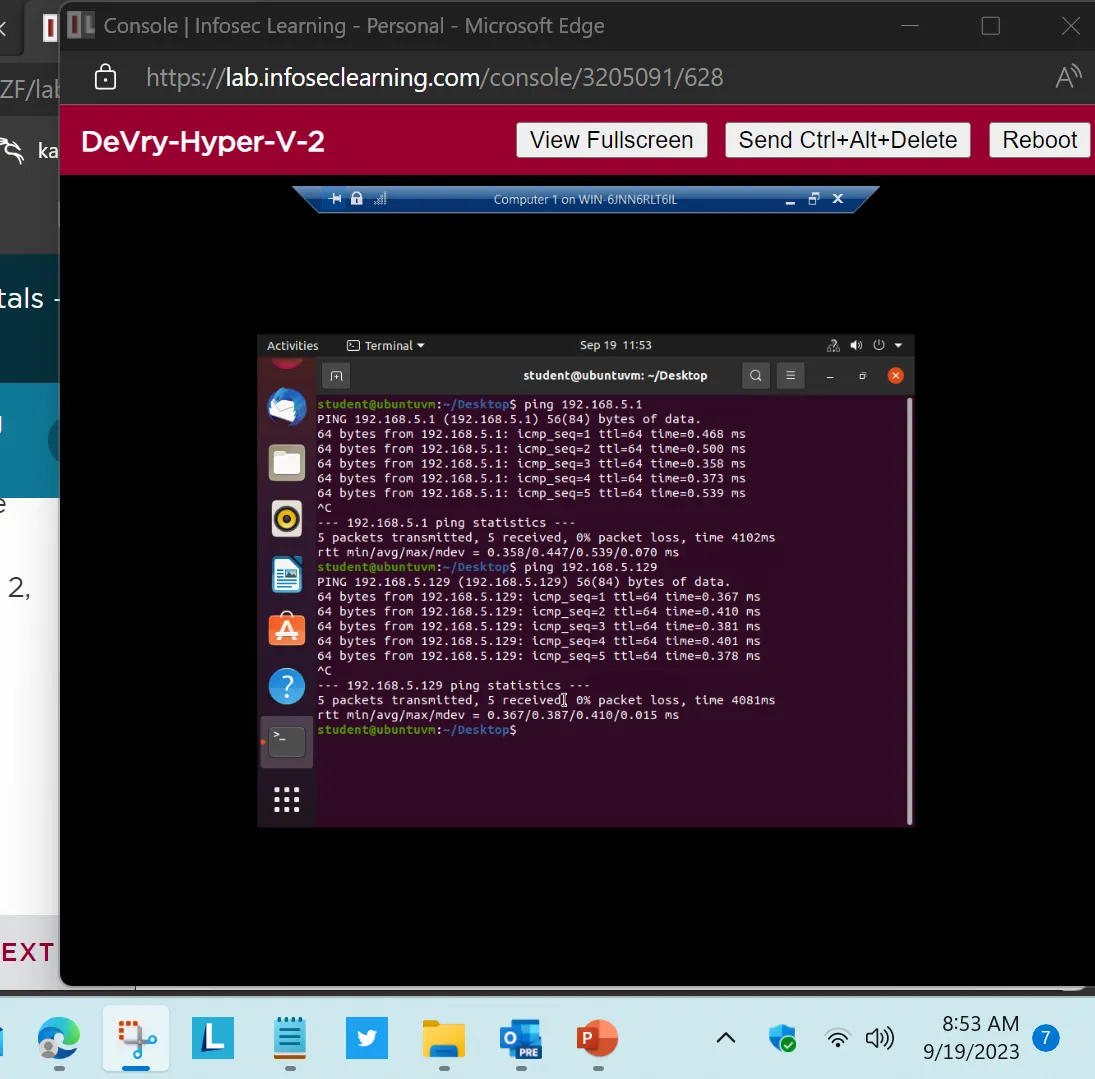 Networking Fundamentals, screenshot 8 of 8