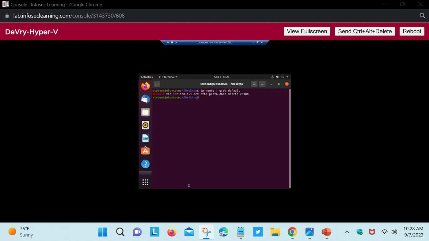 Networking Fundamentals, screenshot 1 of 8