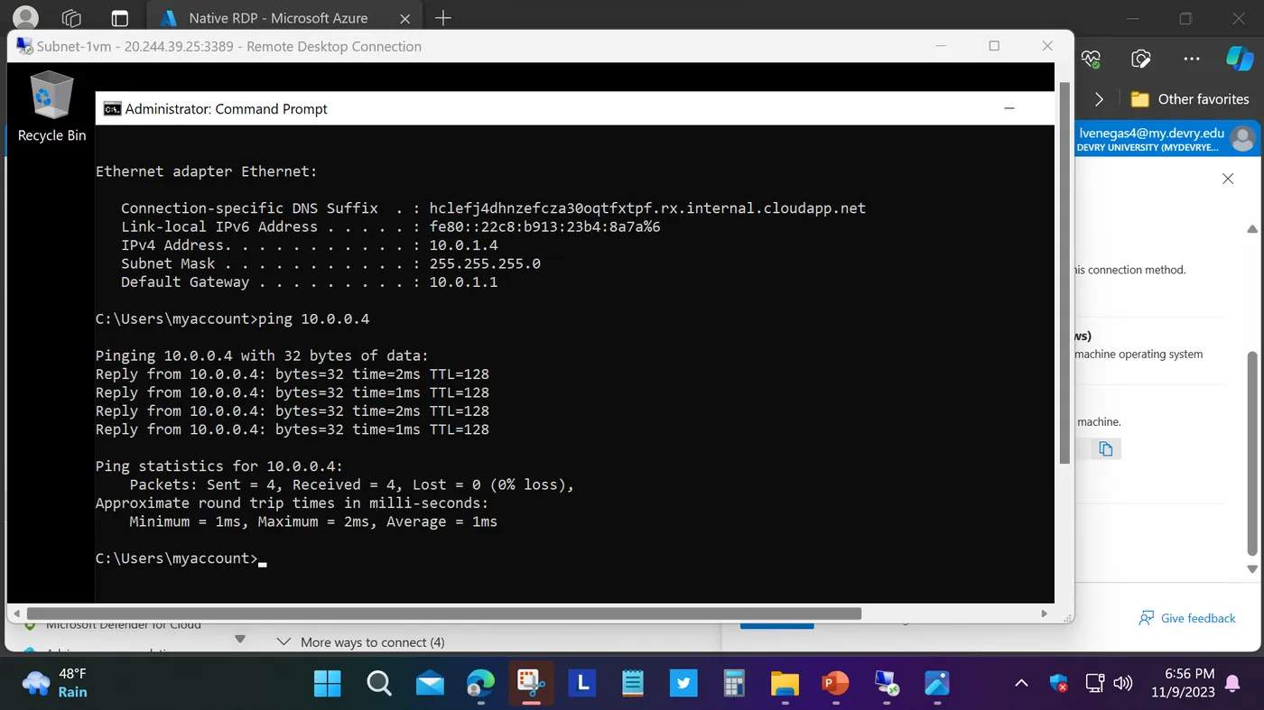 Microsoft Azure Cloud, screenshot 7 of 18
