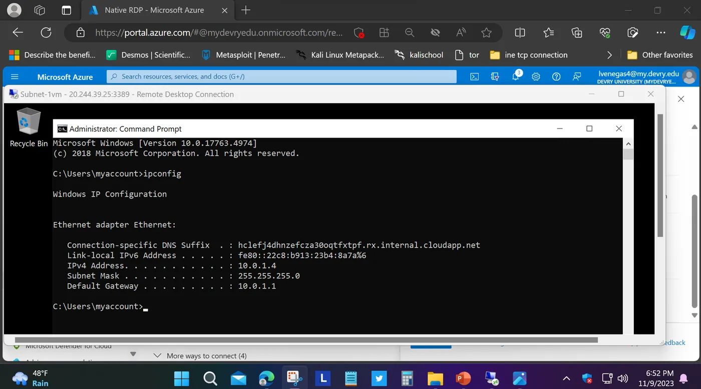 Microsoft Azure Cloud, screenshot 8 of 18