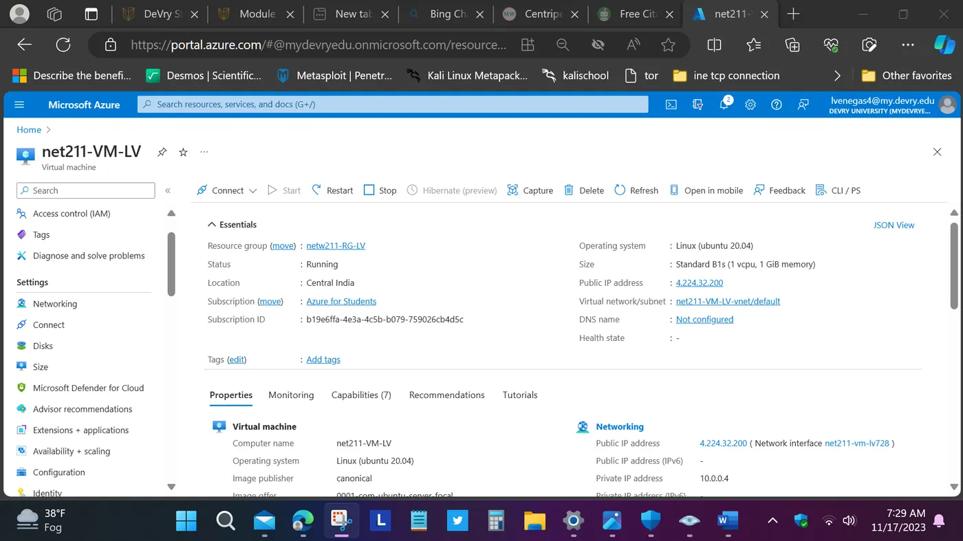 Microsoft Azure Cloud, screenshot 9 of 18