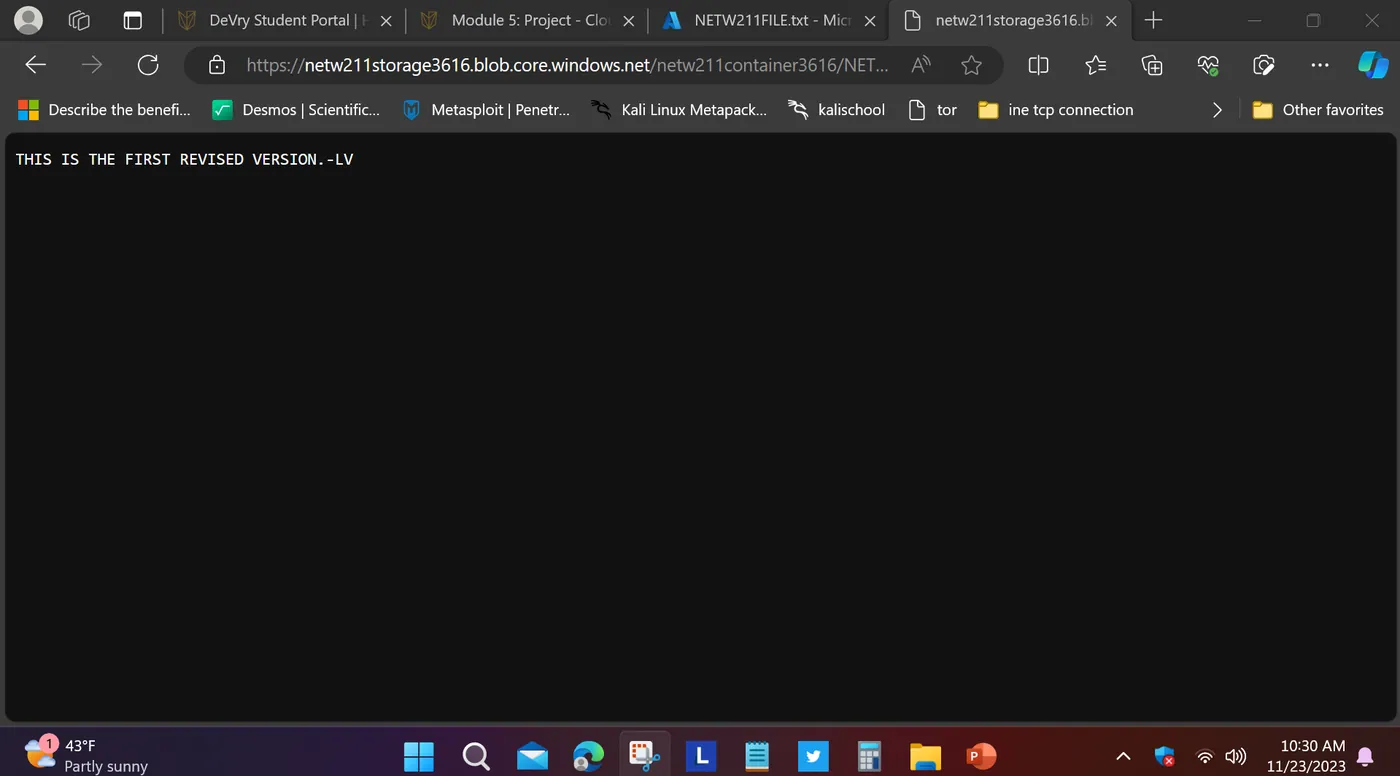 Microsoft Azure Cloud, screenshot 15 of 18