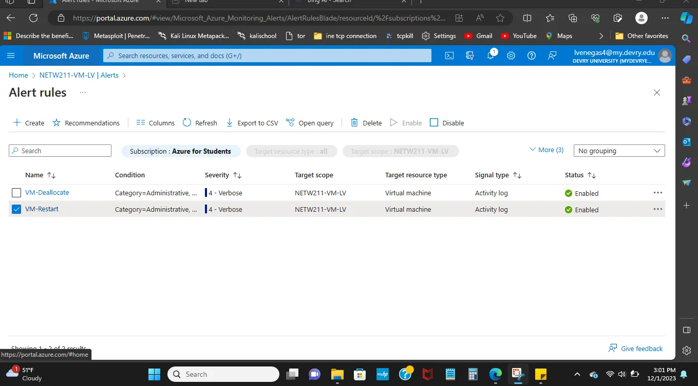 Microsoft Azure Cloud, screenshot 17 of 18