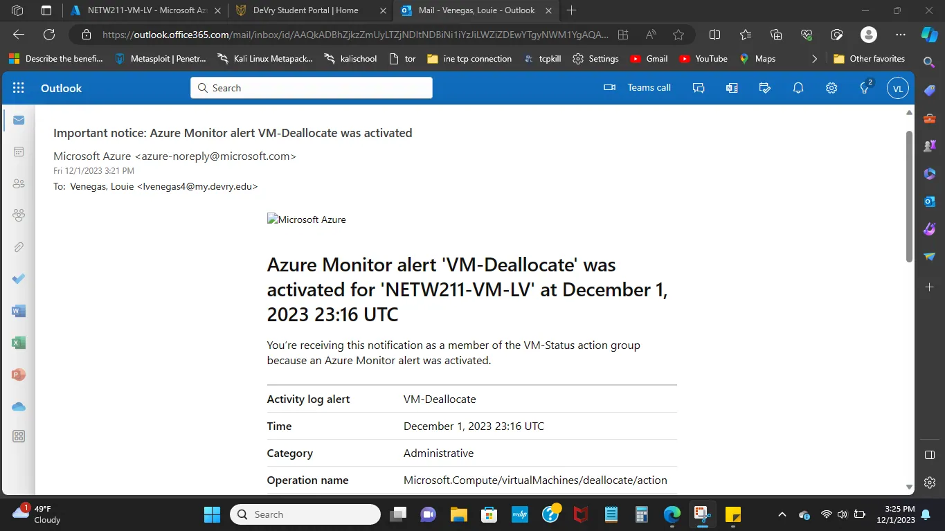 Microsoft Azure Cloud, screenshot 18 of 18