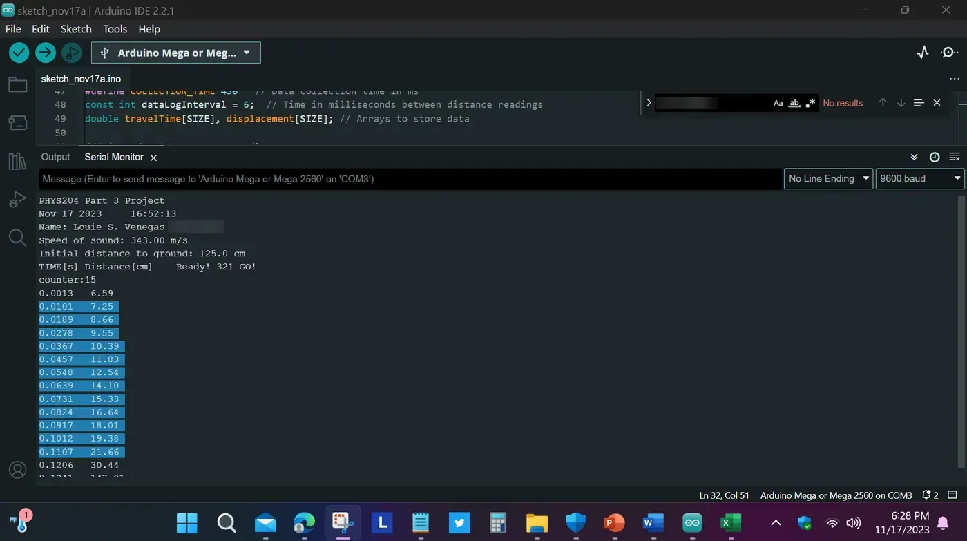 Physics with Arduino, screenshot 7 of 15